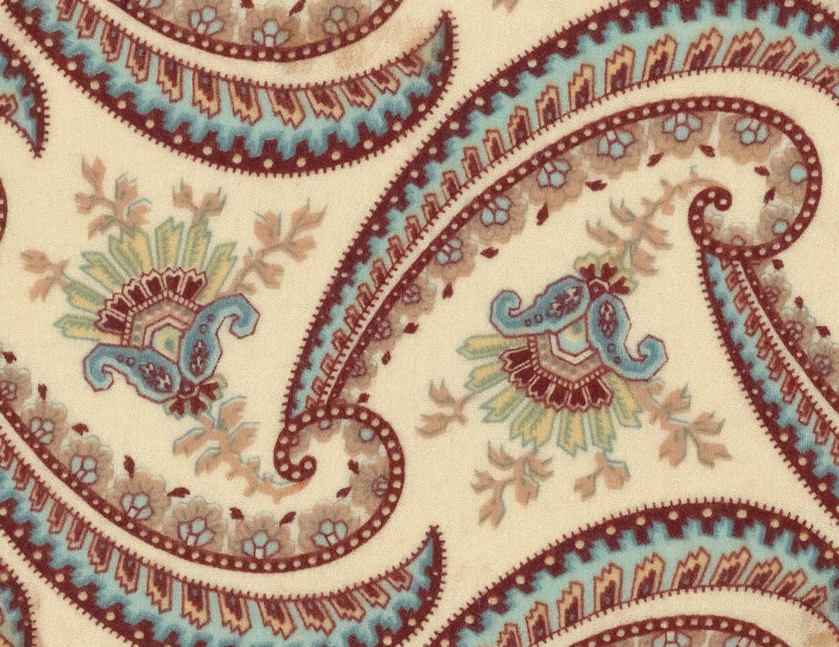 textile design digital fabric printing on cotton roll with custom geometric pattern